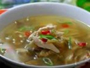 榨菜鸡丝汤