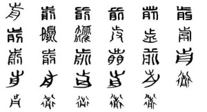 前,此字的演变编辑3汉字演变引导 [guide].