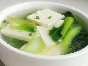 青菜豆腐汤
