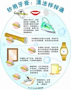 妙用牙膏 清洁样样通