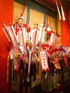 用于新年祈福的破魔箭