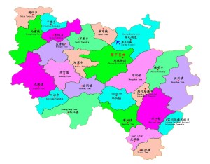 黎平县2014年行政区划地图