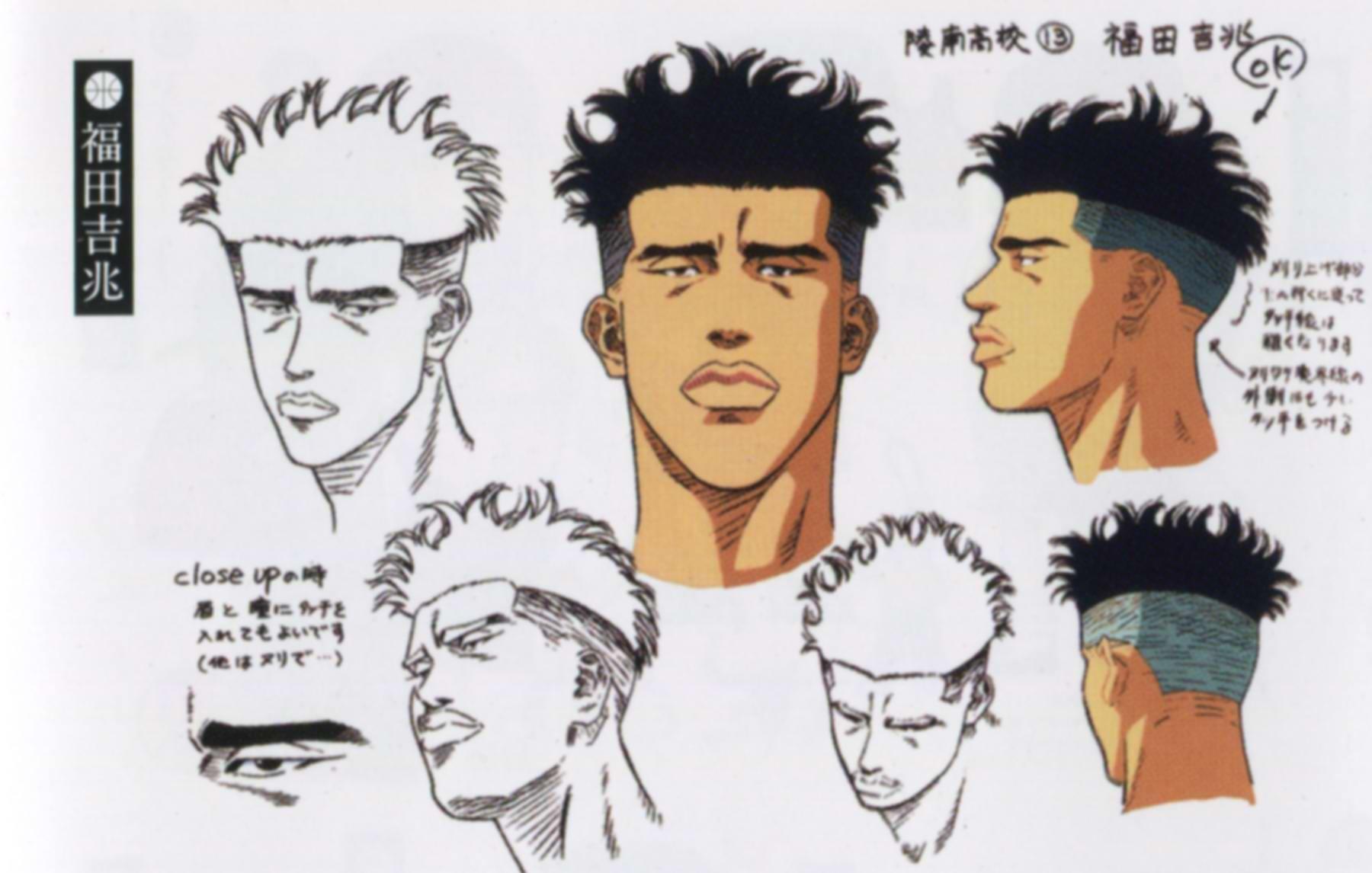 福田吉兆13号大前锋 声优:石川英郎 2年级,188cm 80kg.