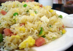 扬州炒饭 局部图