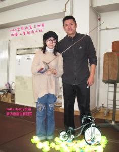 baby水涵和击剑世界冠军的采风照