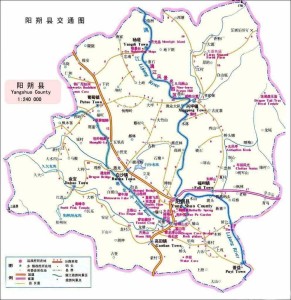 阳朔县交通地图