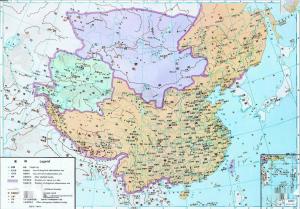明朝疆域全图（宣德八年1433年）