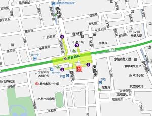 临顿路站出入口信息图