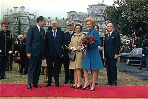 1970年与尼克松在白宫会面