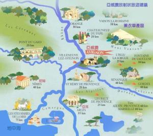 普罗旺斯地图