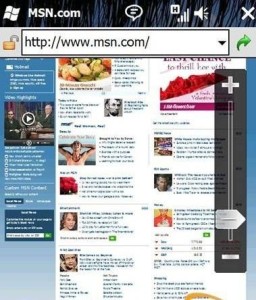 windows手机浏览器界面