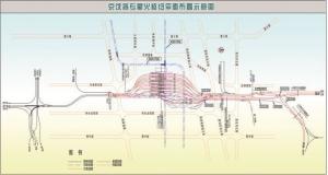 北京朝阳站站场分布图