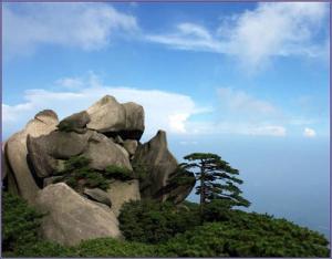 祖山的怪石图片