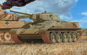T-34模型包装封面