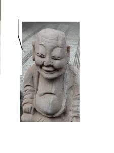 四川省汉代石雕，人物表情丰富