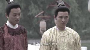 电视剧《唐宫燕》中的李重润(右)