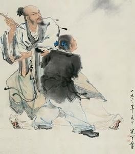 张僧繇所画佛像"面短而艳"的"张家样"式,是与其他人物画大家进行区分