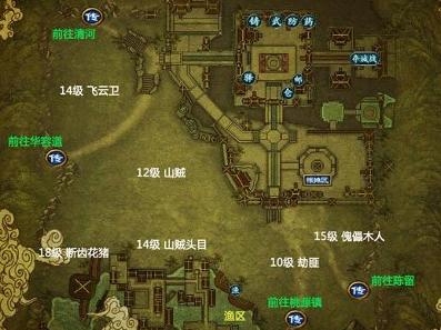 《御龙在天》地图-卧龙城