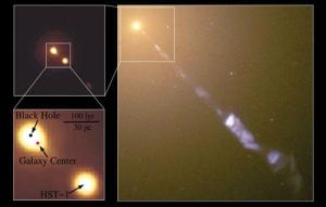 M87星系中心的超大质量黑洞漫游现象