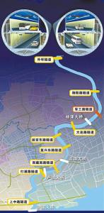 军工路隧道规划图