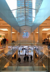 芝加哥市的Apple Store内部
