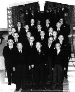 1954年鸠山内阁合影