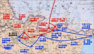 北京防御战军事线路图(作者capo123)