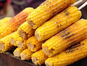 烤玉米