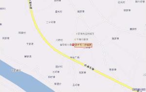 八桥镇交通旅游图