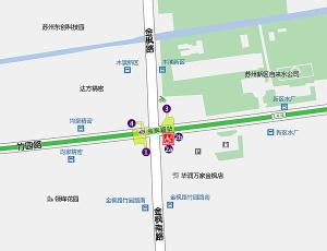 金枫路站出入口分布图