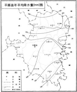 平顺县气温、降水分布图