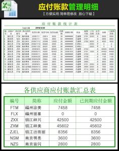 应付账款
