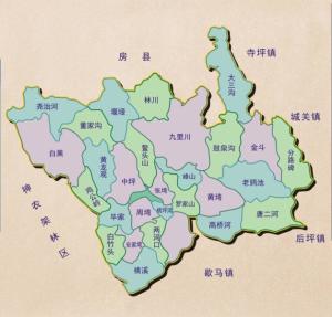 马桥镇行政地图