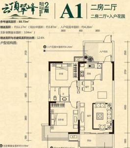 长沙“云顶翠峰”小区户型