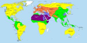 古典时代开始时的世界格局（公元前1000年）