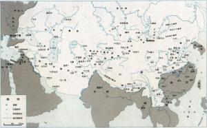 四大汗国没有分裂时的蒙古帝国