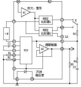 編輯2圖形簡介15腳內部獨立的齊納穩壓管負極.14腳信號輸入端.