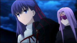 Fate/ha中的樱和Rider