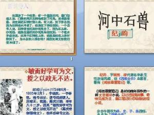河中石兽