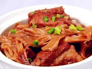 栗子蘑烧排骨