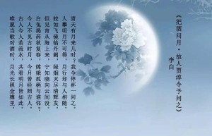 把酒问月