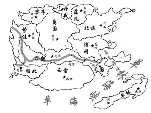 凤于九天 十二国总图