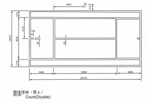 网球场地尺寸