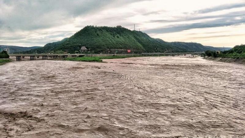 汭河汇入泾河处