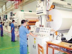 贵糖造纸车间