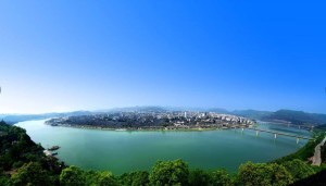 阆中古城全景