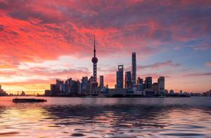 EricXu拍摄的《上海朝霞》