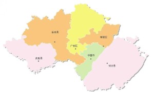 广安市行政区划图