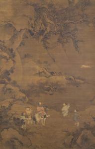 《弘农渡虎图轴》北京故宫博物院藏