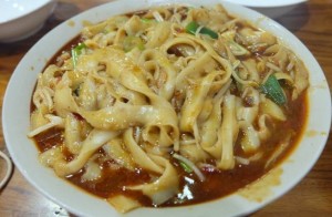 登封炒刀削面